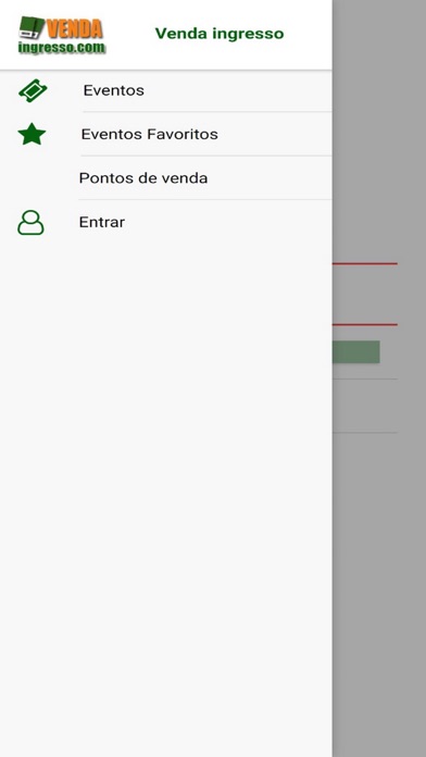 Venda Ingresso Screenshot