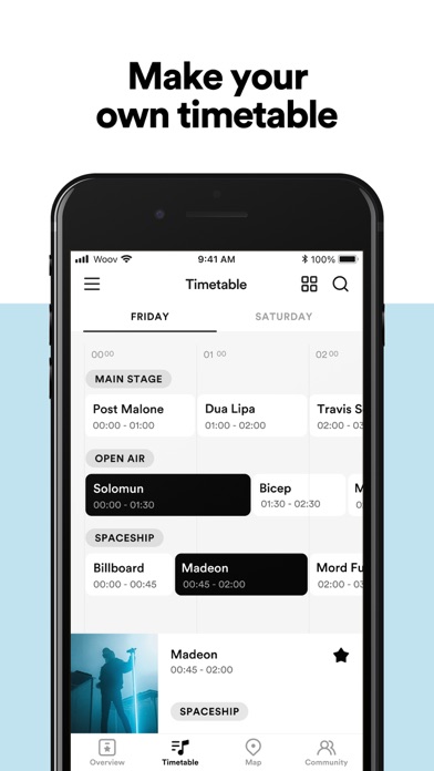 Woov - Your Festival Companion Screenshot