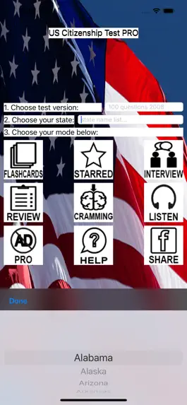 Game screenshot US Citizenship Test - PRO apk