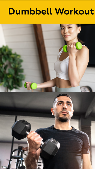 Dumbbell Workout - Gym Workout Screenshot