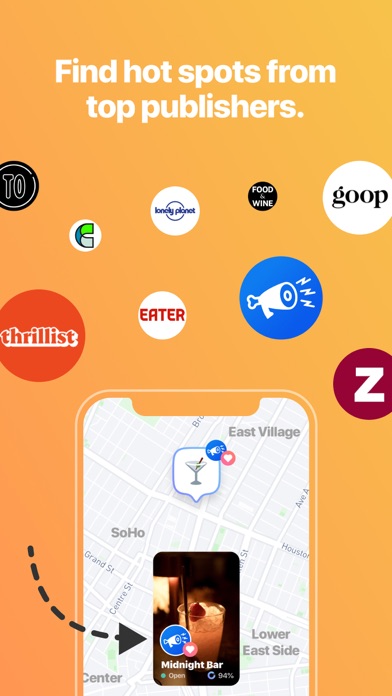 Welcome: Discover New Places Screenshot