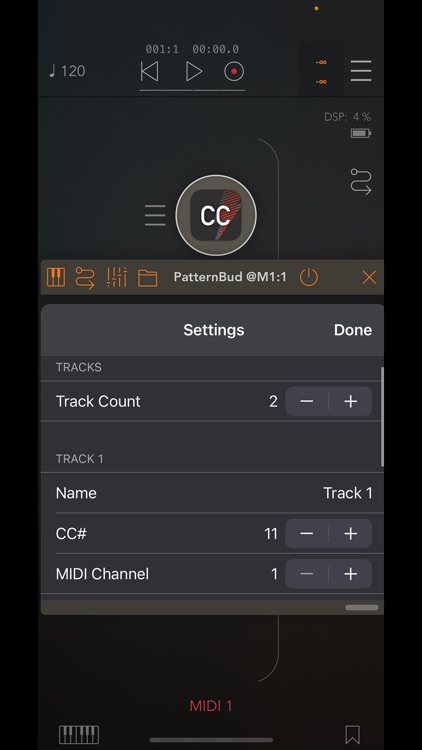 PatternBud - MIDI CC Sequencer screenshot-3