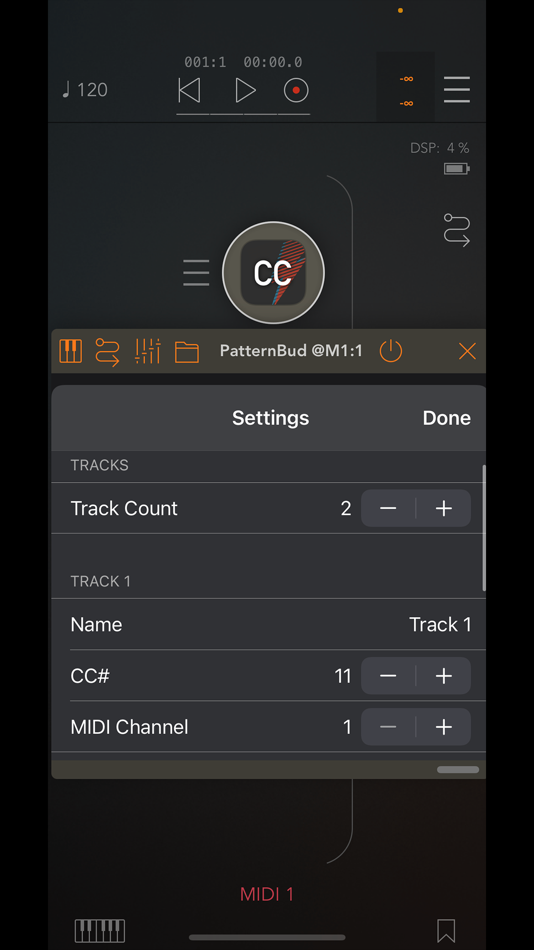 #4. PatternBud - MIDI CC Sequencer (iOS) By: Cem Olcay