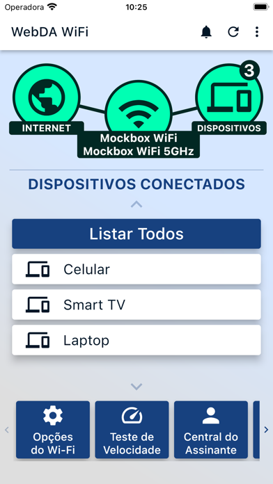 WebDA WiFi Screenshot