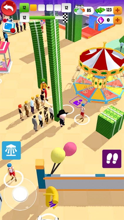 Bike Taxi - Theme Park Tycoon screenshot-3