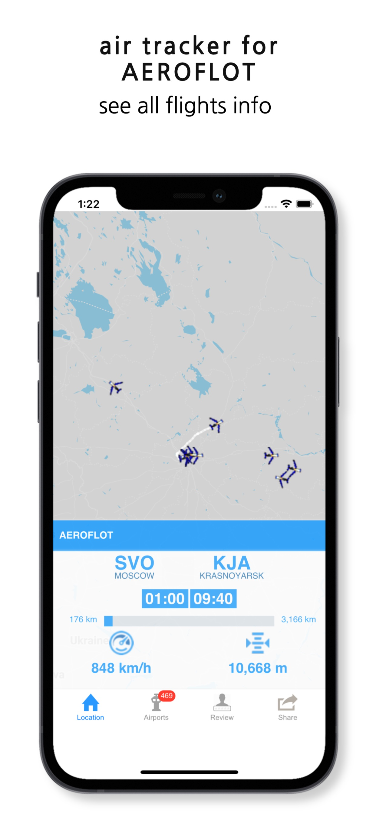 Tracker For Aeroflot