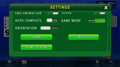 Forty Thieves Solitaire Game Screenshot