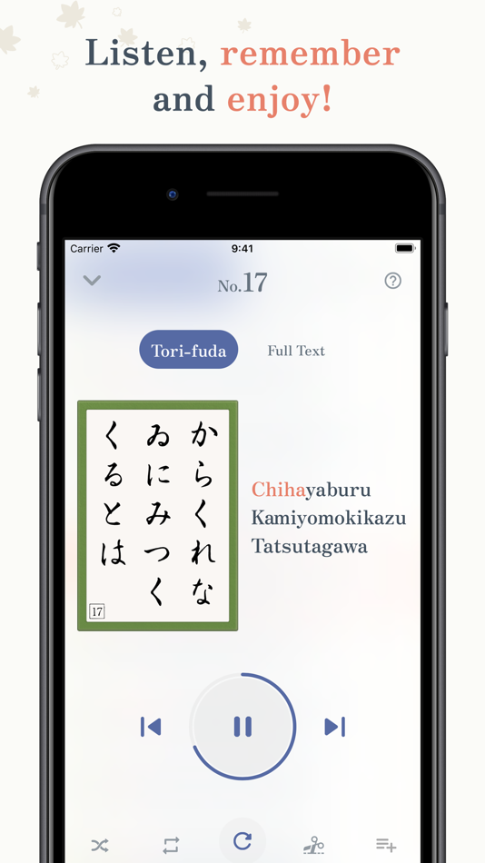 #7. Recite Karuta: Hyakunin-isshu (iOS) Podle: Beta Computing Co., Ltd.