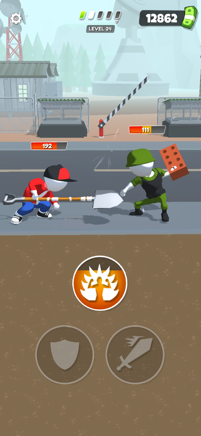 Merge Fighting Fight Hit Game