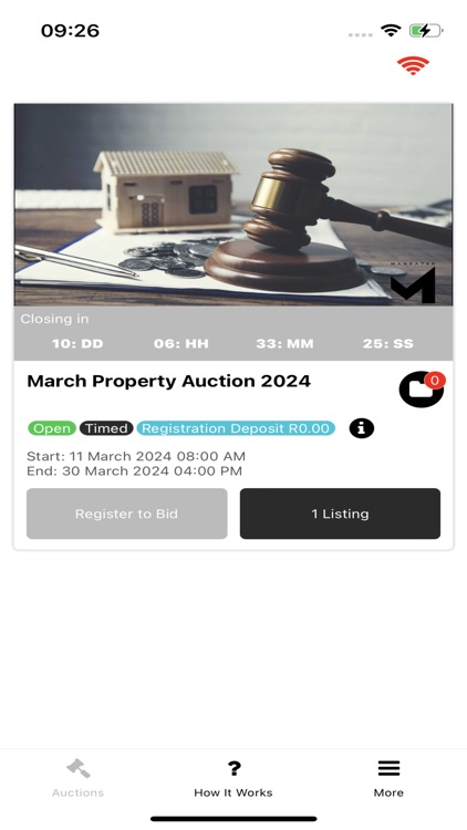 Mandated Property Auctions