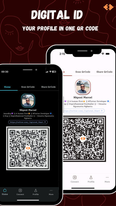 Connect me: Digital identity Screenshot