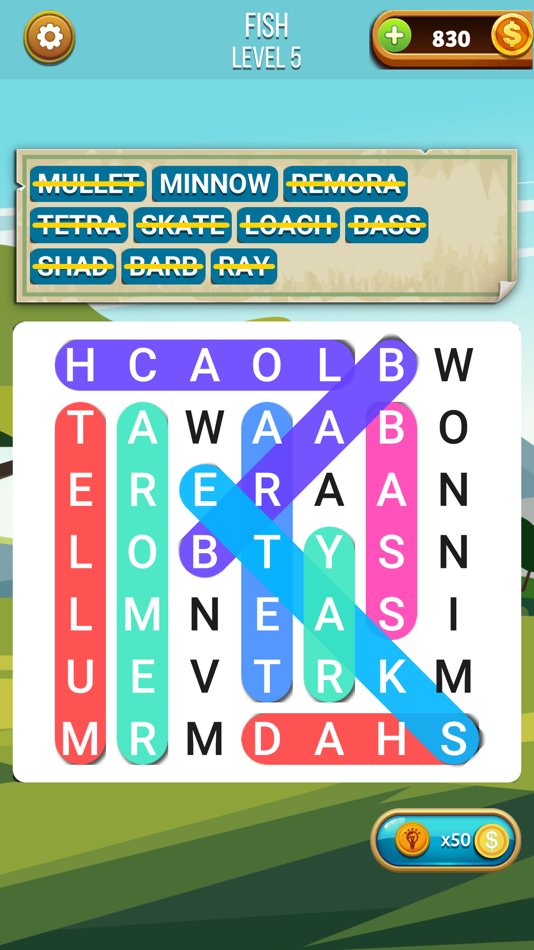 #10. Word Search: Hidden Words Game (iOS) By: Md Abu Khalid