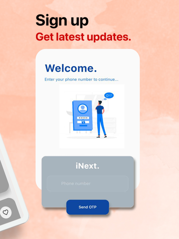 iNext Authorised Store iPad screenshot