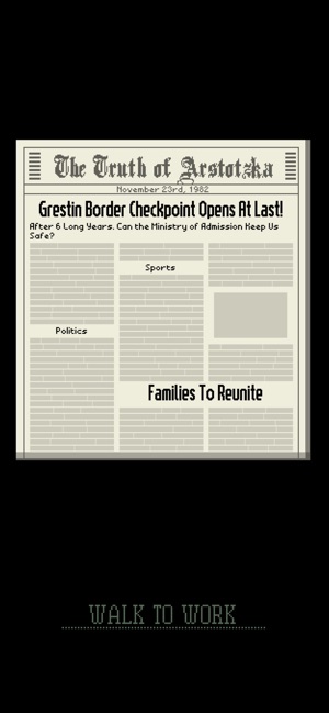 Dystopian document thriller game Papers, Please is now available on iPhone  and Android