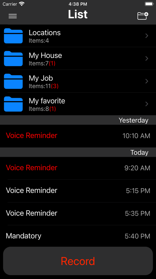 #1. Voice Reminders Max (iOS) 由: NIKOLAY EROKHIN