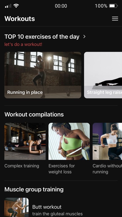 Fitness. Home workout app screenshot-0