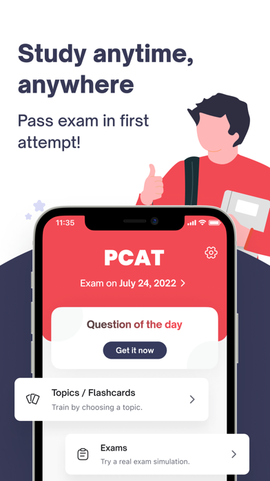 PCAT Exam Practice Prep 2024 Screenshot