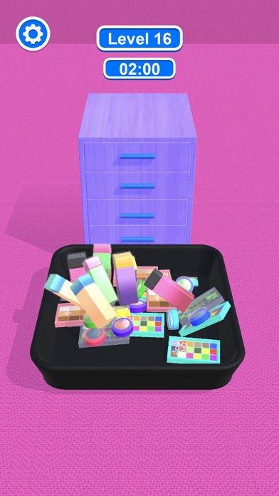 Makeup Organizer Fill Closet Screenshot
