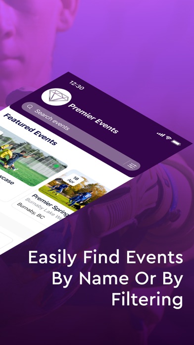Premier Events Screenshot