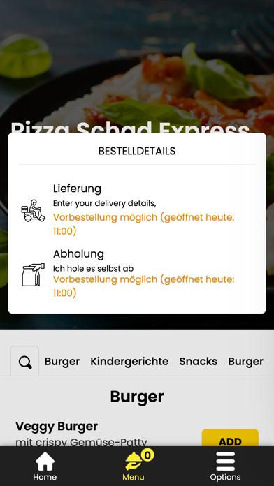 Pizza Schad Express Screenshot