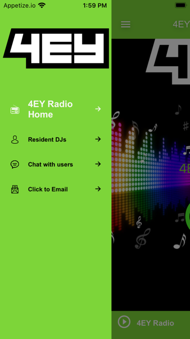 4EY Radio Screenshot