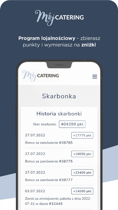 Mój Catering Dietetyczny Screenshot