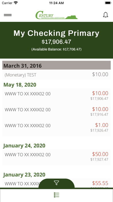 Century Savings & Loan Screenshot