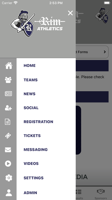 Rim Athletics Screenshot