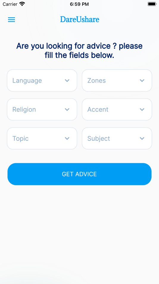 #3. DareUshare client (iOS) Podle: Intelligent Projects