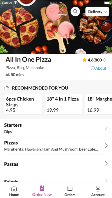 All In One Pizza Screenshot