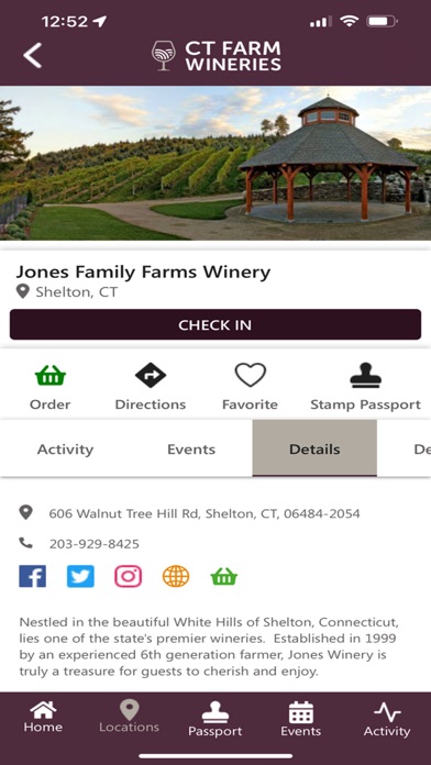 CT Wine Passport Screenshot