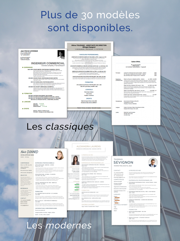 Screenshot #5 pour Un CV sur mesure avec giga-cv