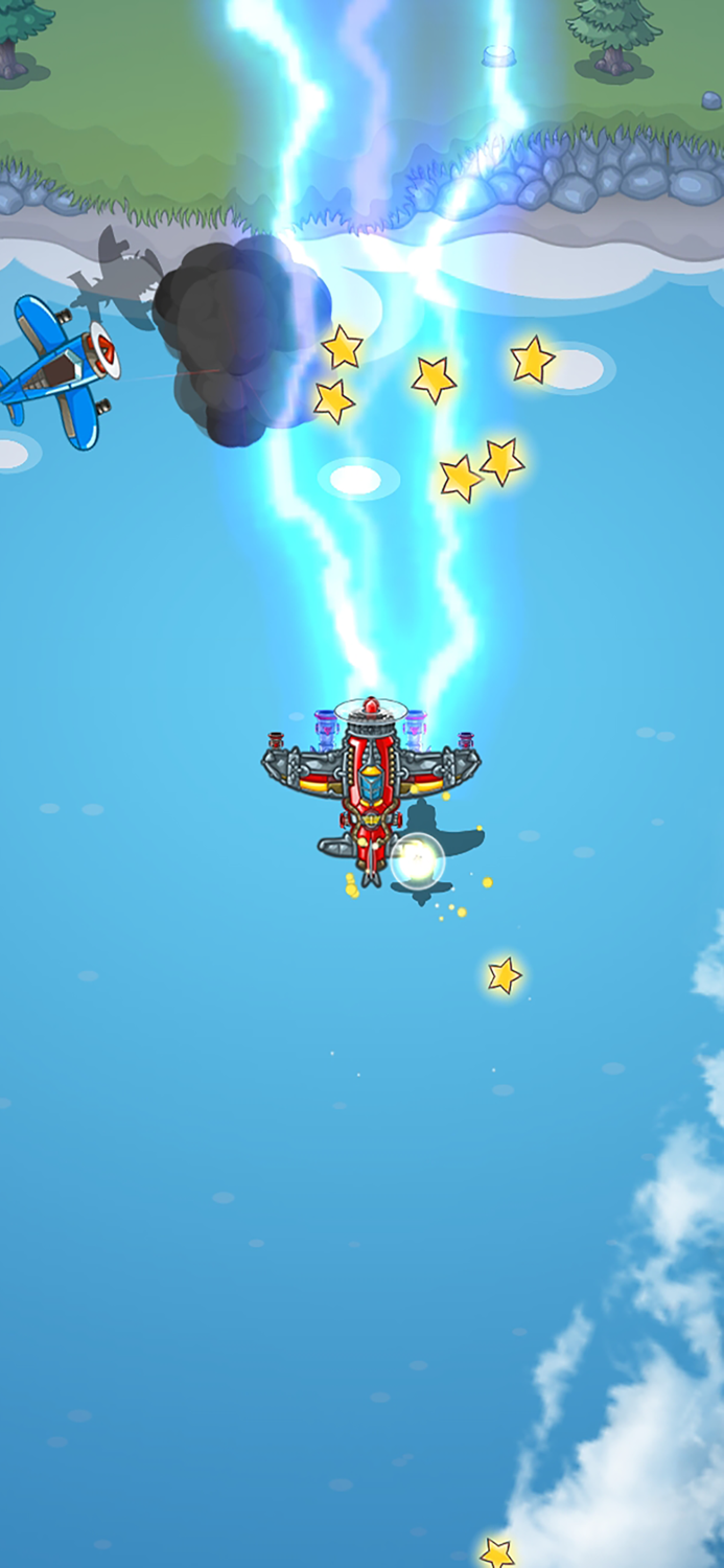 Flying Shooter Alien War Game