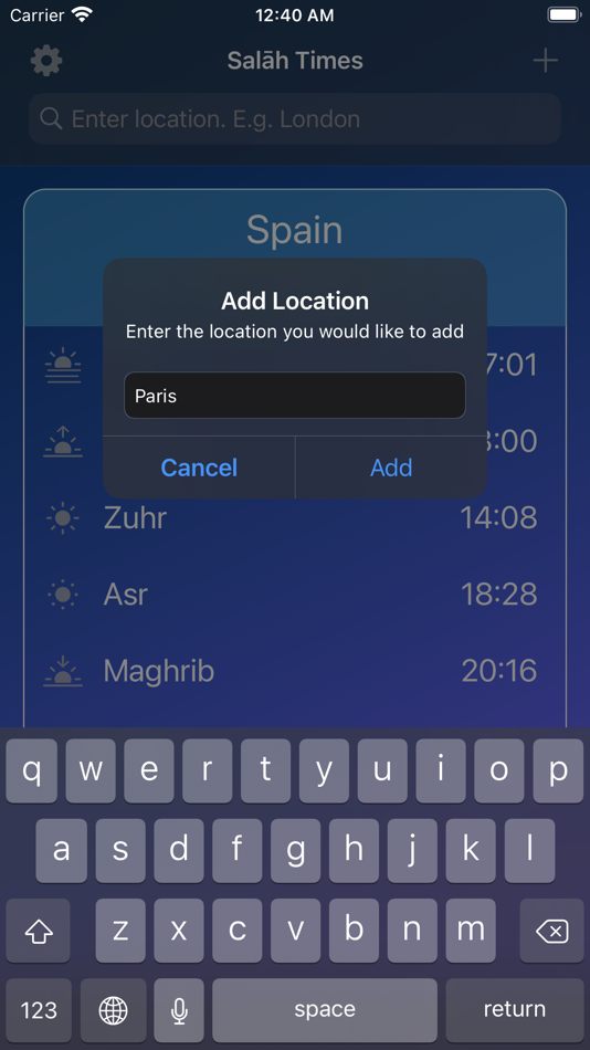 #6. Salāh Times (iOS) 由: Al Katib Limited