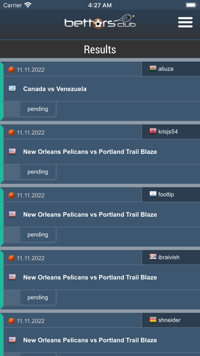 Bettors Club - Betting Tips Screenshot