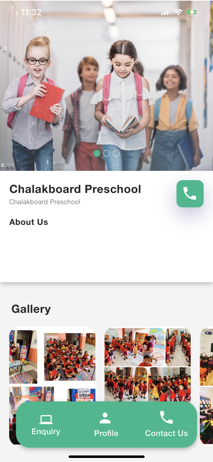 The chalkboard school