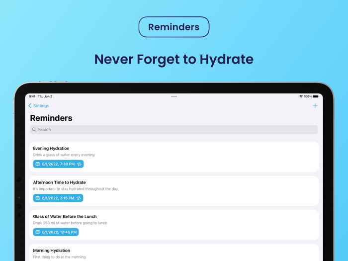 Waterit Water Log and Hydration