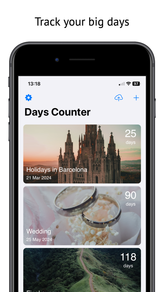 #1. Days Counter: Event Countdown (iOS) 由: Arkadiusz Chmura