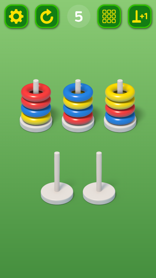 #3. Hoop Stack: Color Sort 3D (iOS) 来自: Alexander Maslennikov