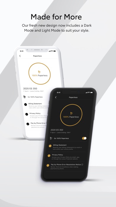Lexus Financial Services Screenshot