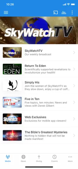 Game screenshot SkyWatchTV App mod apk