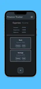 Finances Tracker screenshot #1 for iPhone