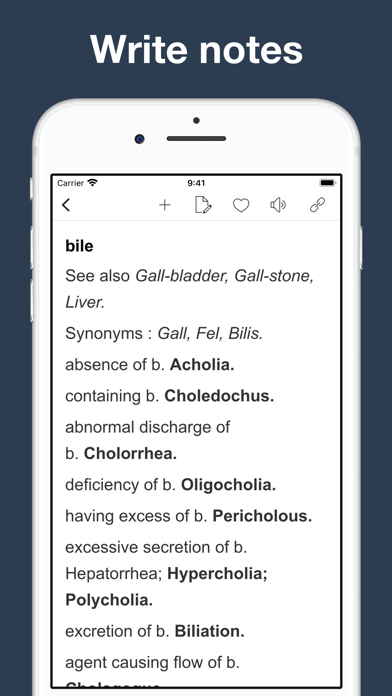 Medical Thesaurus Screenshot
