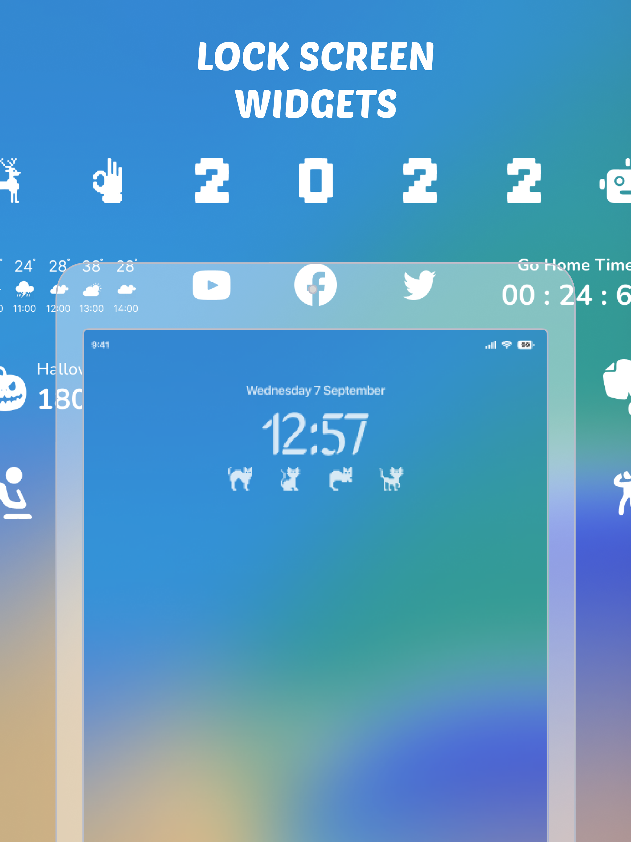 DIY Widgets: Color Lock Screen