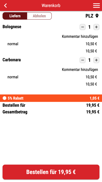 Pizza Classico Screenshot