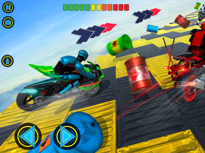 Superhero Bike Racing Games 3d