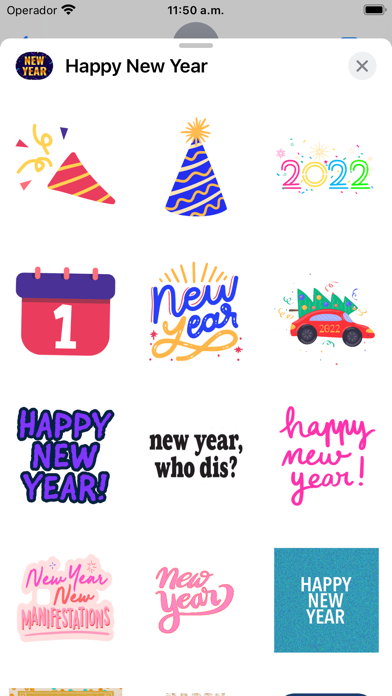 New Year: Animated Stickersのおすすめ画像5