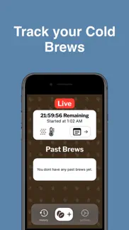 brewli - cold brew tracker iphone screenshot 1