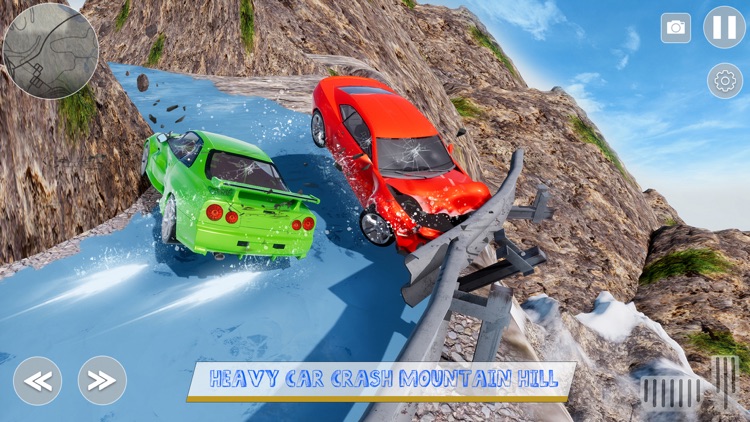 Car Crash Simulator Snow Race screenshot-3