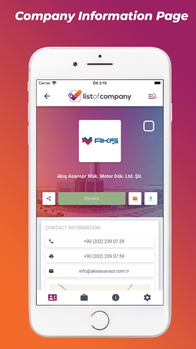 ListofCompany Screenshot
